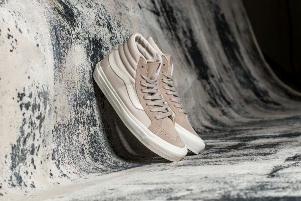 Vans OG Sk8-Hi LX (Suede/ Canvas) Future Grey/ Marshmallow