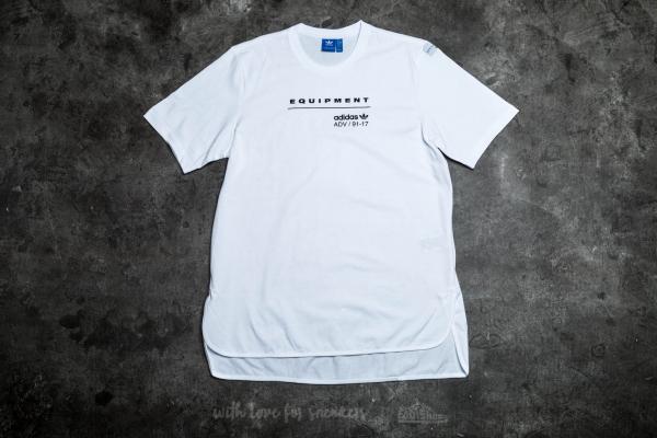 adidas Equipment Logo Tee White