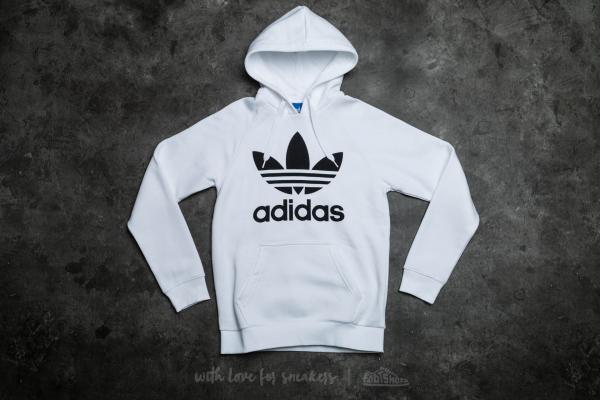 adidas Trefoil Hood White/ Black