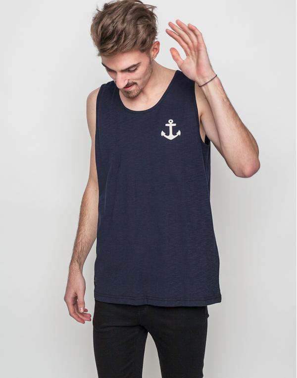 Tílko Makia Anchor Indigo