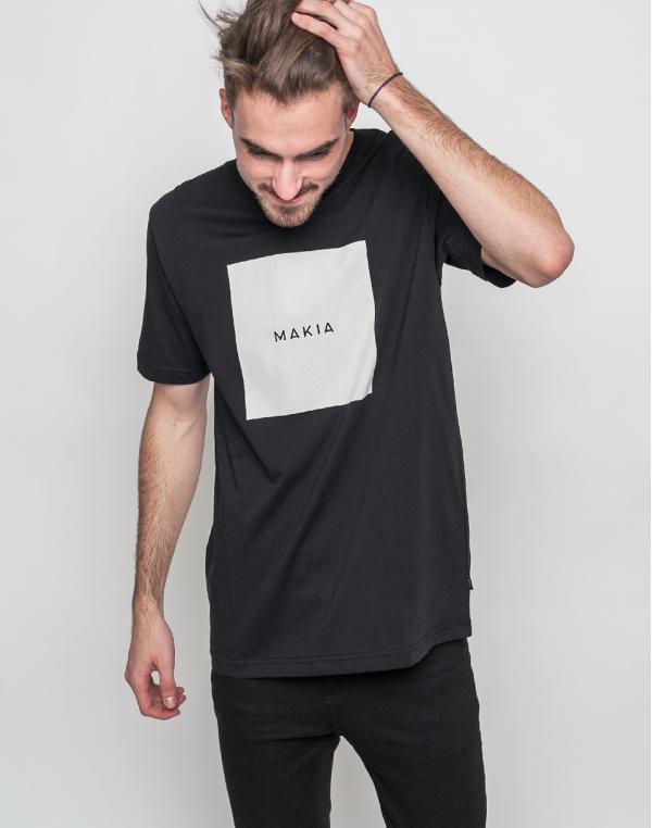 Logo tee Makia Square Black