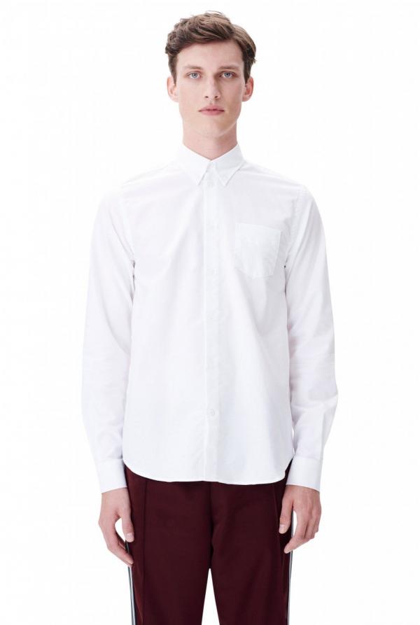 WOOD WOOD Timothy Shirt Bright White