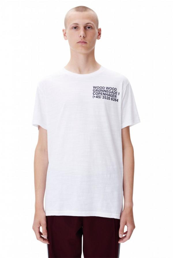 WOOD WOOD Slater T-Shirt Bright White