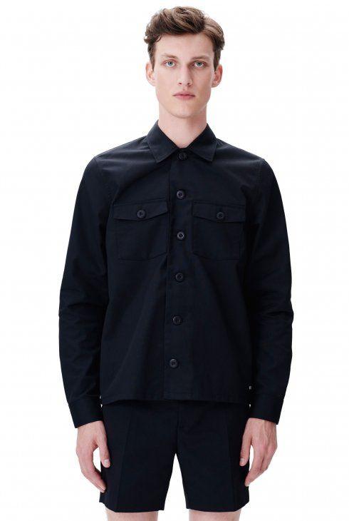 WOOD WOOD Franco Shirt Black