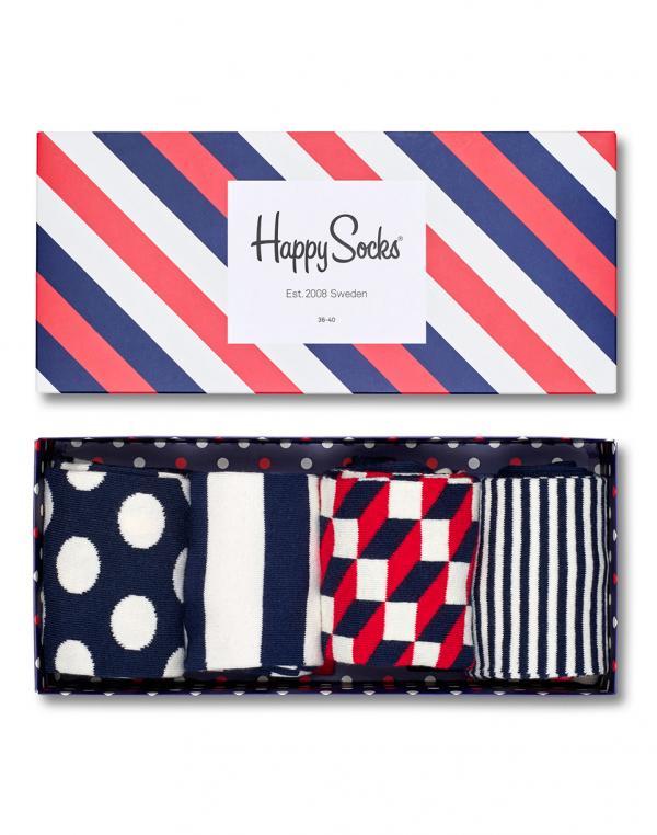 Happy Socks Stripe Gift Box XBDO09-6000 41-46