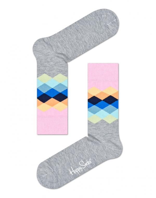 Ponožky Happy Socks Faded Diamond Sock FAD01-9002