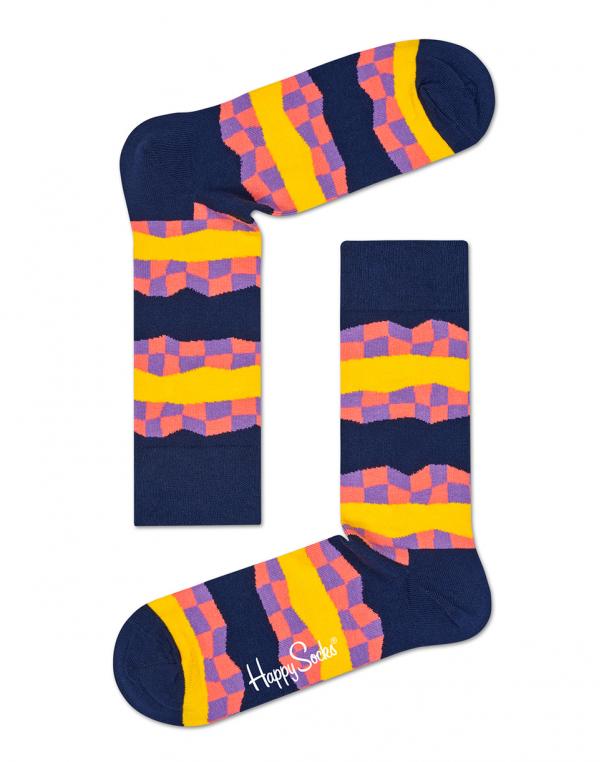 Happy Socks Checkered Stripe Sock CST01-6000 36-40