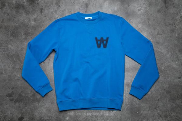 WOOD WOOD Houston Knitted Sweatshirt AA Imperial Blue