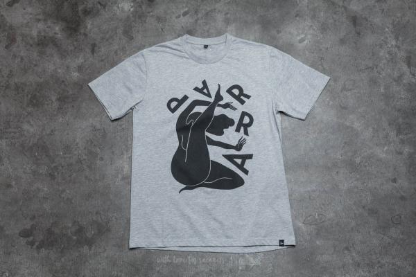 by Parra Lame Kung Fu T-Shirt Heather Grey