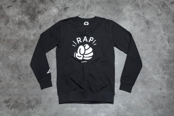 BIGG BOSS Rap Crewneck Black