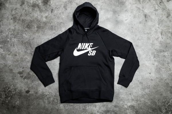 Nike SB Icon Hoodie Black/ White