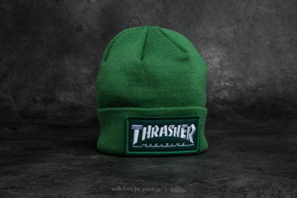 Thrasher Patch Beanie Green