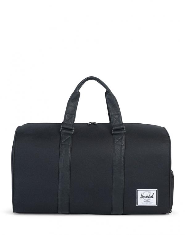 Herschel Supply Novel Black/Black Synthetic Leather
