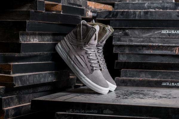 Supra Skytop II Light Grey/ Olive-White