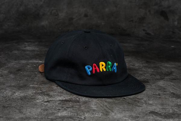 by Parra Toy Logo 6 Panel Hat Black