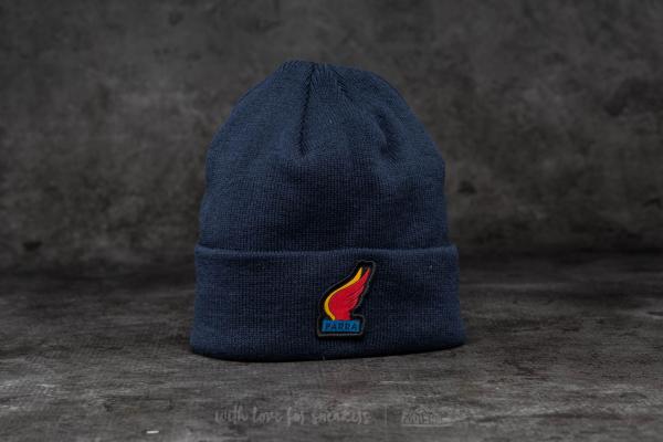 by Parra Wings Beanie Navy Blue