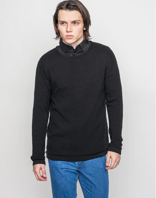 Svetr RVLT 6003 Knit Structure Black