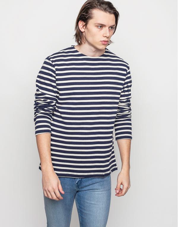 Svetr Loreak Boatneck Marine Maci Navy / Ecru