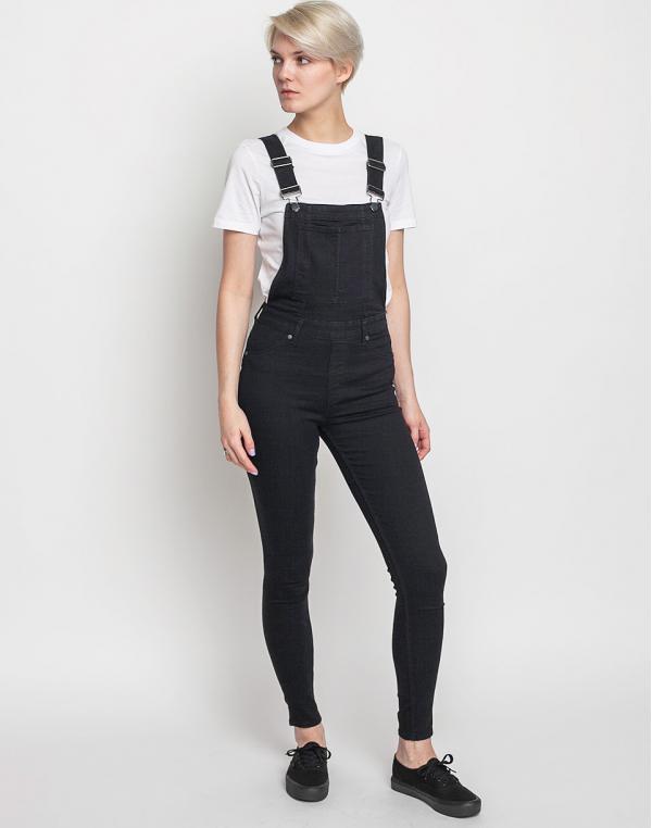Kalhoty Cheap Monday Dungaree Spray Black