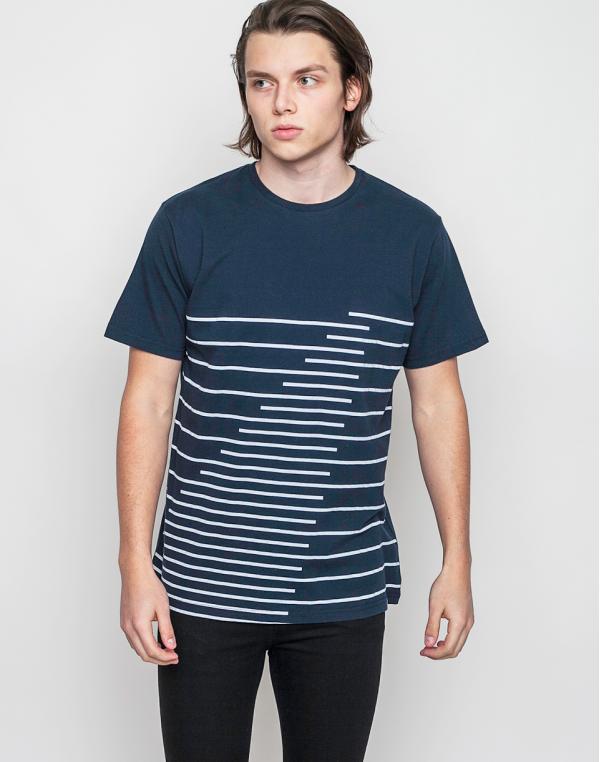 Triko Loreak Mendian Lines Wave Navy