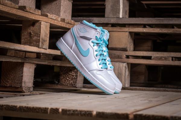 Air Jordan 1 Retro High GG White/ White-Still Blue