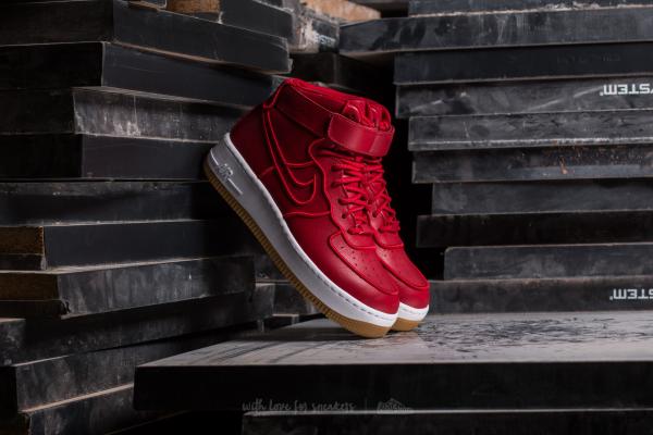 Nike Wmns Air Force 1 Upstep Hi SI Gym Red/ Gym Red-White