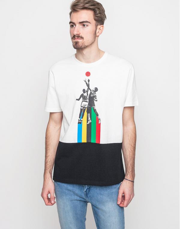 Triko Tee Library Basketball 1 White & Black