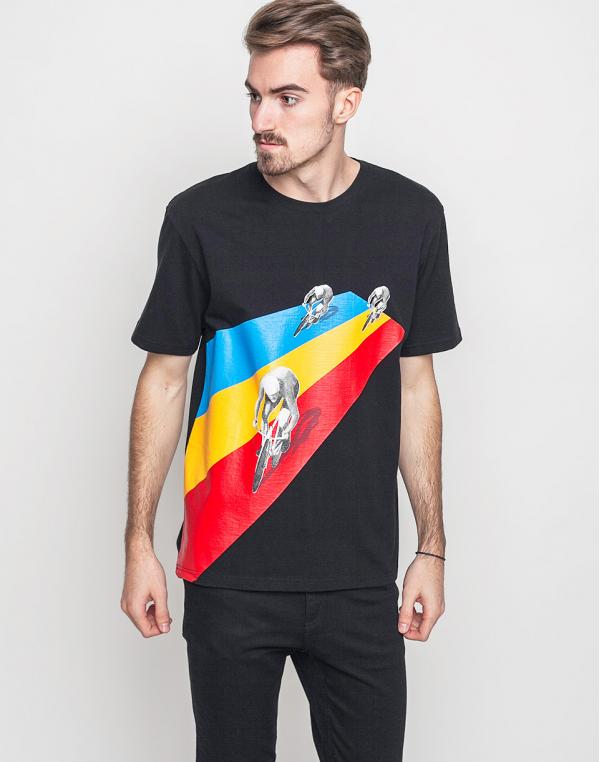 Triko Tee Library Cycling BLACK