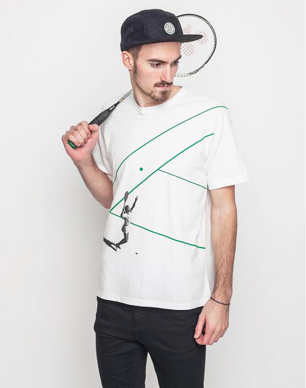 Triko Tee Library Tennis White