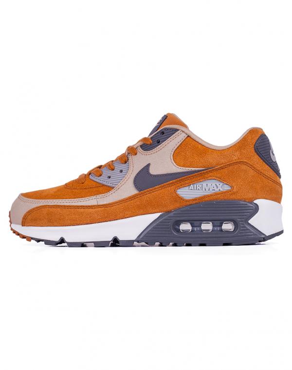 Sneakers - tenisky Nike Air Max 90 Premium Desert Ochre / Dark Grey - Linen