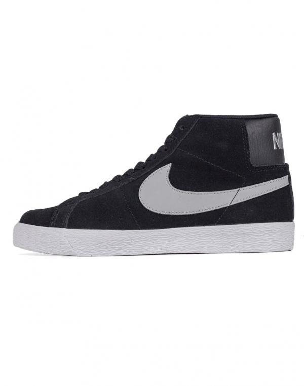 Sneakers - tenisky Nike SB Blazer Premium SE Black / Base Grey - White