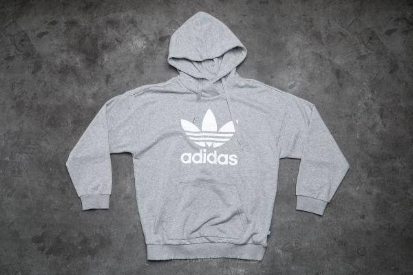 adidas Trefoil Hoodie Medium Grey