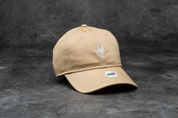 Djinn's 6 Panel Curved Visor Canvas Cap Sand