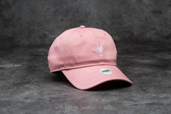 Djinn's 6 Panel Curved Visor Canvas Cap Rose