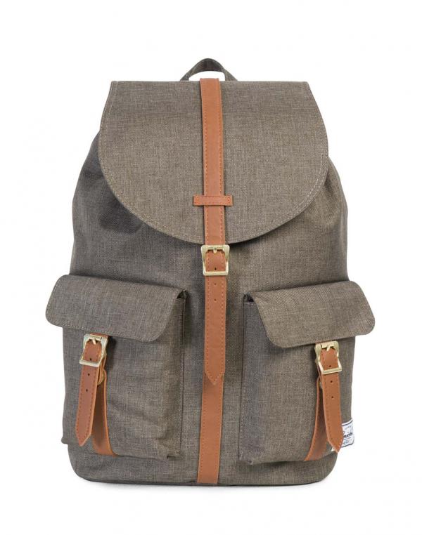 Herschel Supply Dawson Canteen Crosshatch/Tan Synthetic Leather