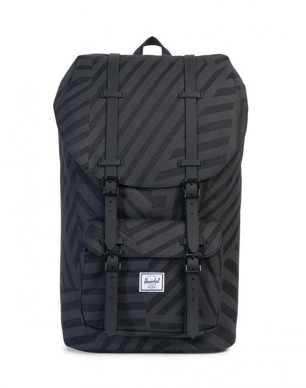 Batoh Herschel Supply Little America Dazzle Camo / Black Rubber