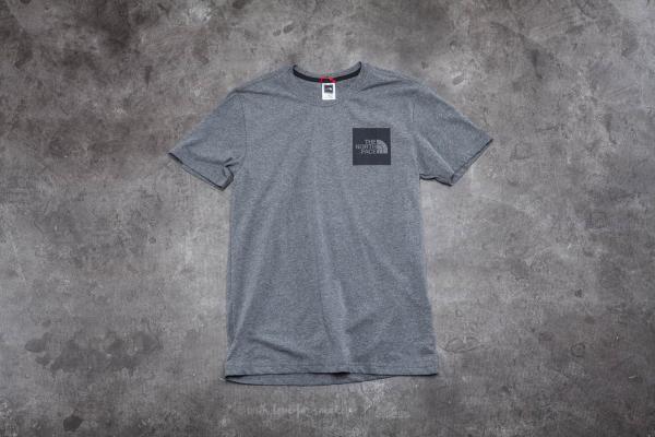 The North Face Short Sleeve Fine Tee Medium Grey Heather