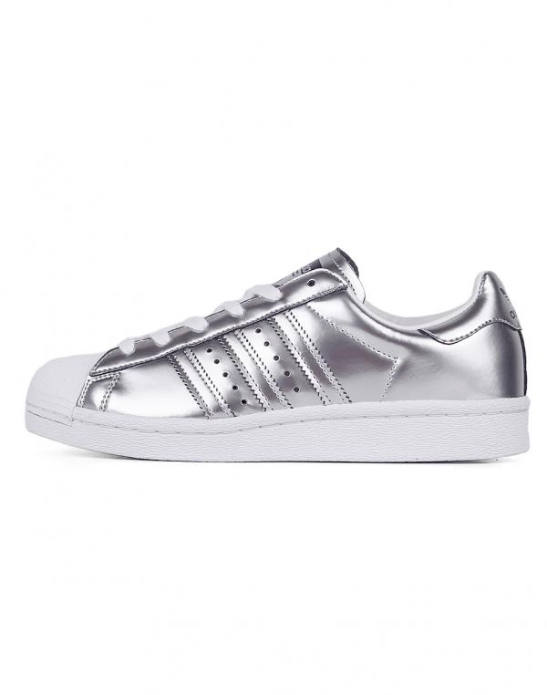 Sneakers - tenisky Adidas Originals Superstar Boost Silver Metallic / Silver Metallic / Footwear White