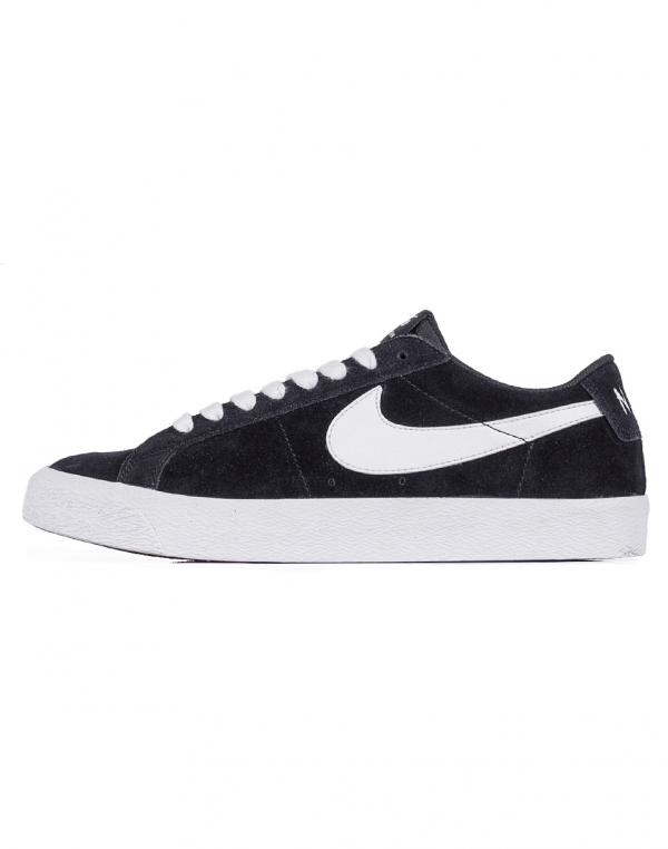 Nike SB Zoom Blazer Low Black/ White - Gum Light Brown 41
