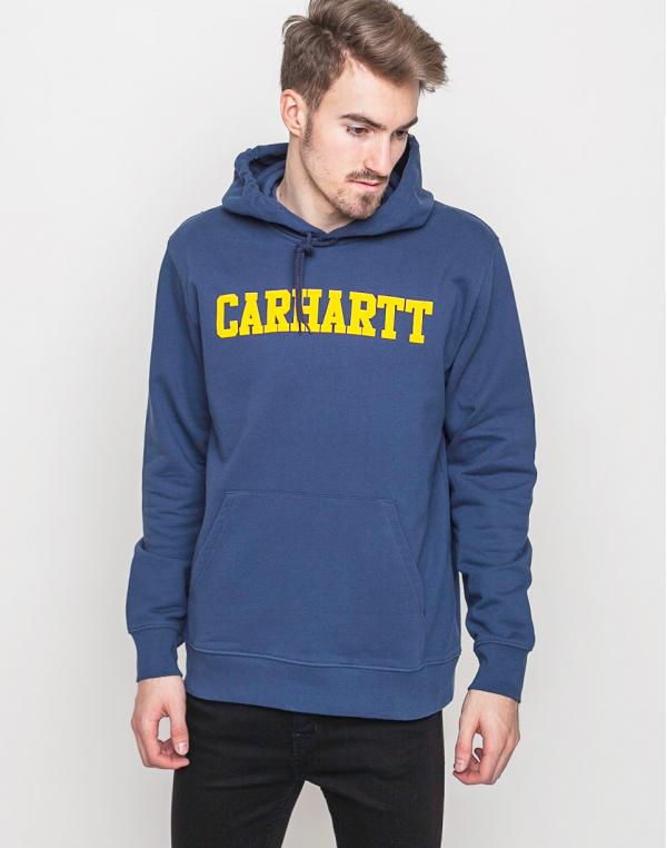 Mikina Carhartt WIP Hooded College Blue / Yellow