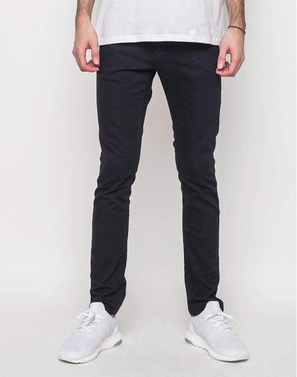 Kalhoty Carhartt WIP Rebel Black Fettle Washed