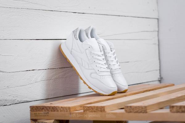 Reebok Classic Leather Met Diamond W White/ Gum