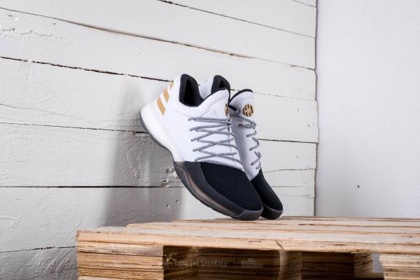 adidas Harden Vol. 1 Footwear White/ Core Black/ Gold Metallic