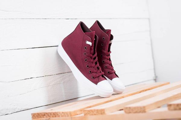 Converse Chuck Taylor II Hi Deep Bordeaux/ White/ Navy