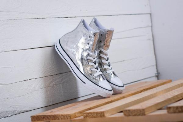 Converse Chuck Taylor All Star Hi Silver/ Black/ White