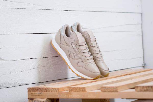 Reebok Classic Leather Met Diamond W Oatmeal/ Chalk/ Gum