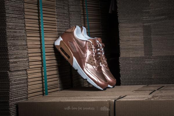 Nike Air Max 90 SE Leather (GS) Metallic Red Bronze