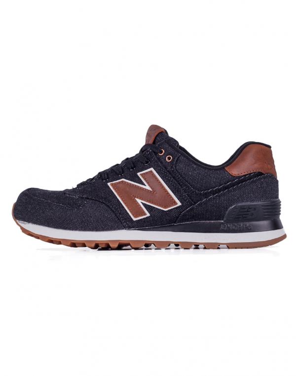 Sneakers - tenisky New Balance ML574 Black with Brown