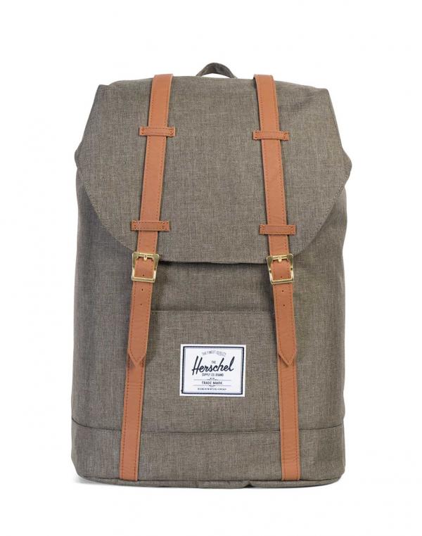 Herschel Supply Retreat Canteen Crosshatch/Tan Synthetic Leather