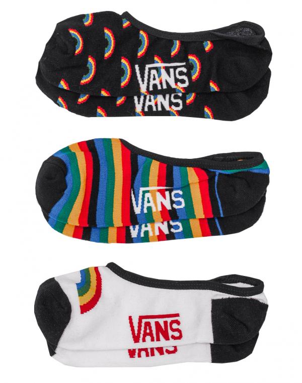 Ponožky Vans Triple Rainbow White